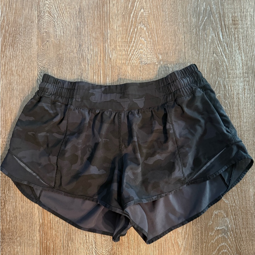 Lululemon Black Camo Women's Shorts